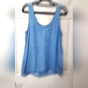 Tencel Tank Tunic Denim Blue Size M by Cotton On